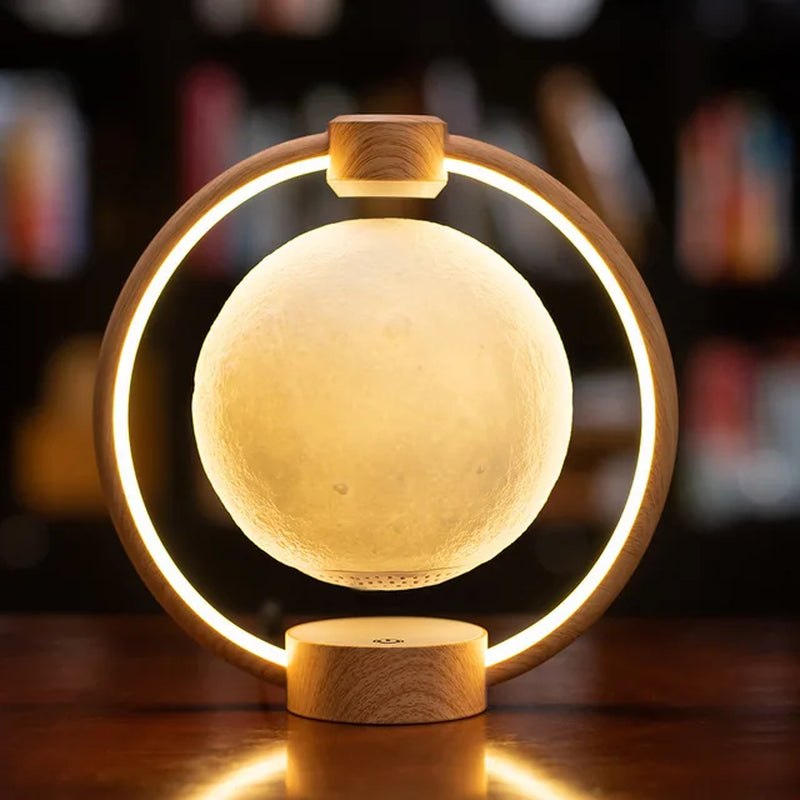 Magnetic Levitating Moon Light Bluetooth Speaker - GeniePanda