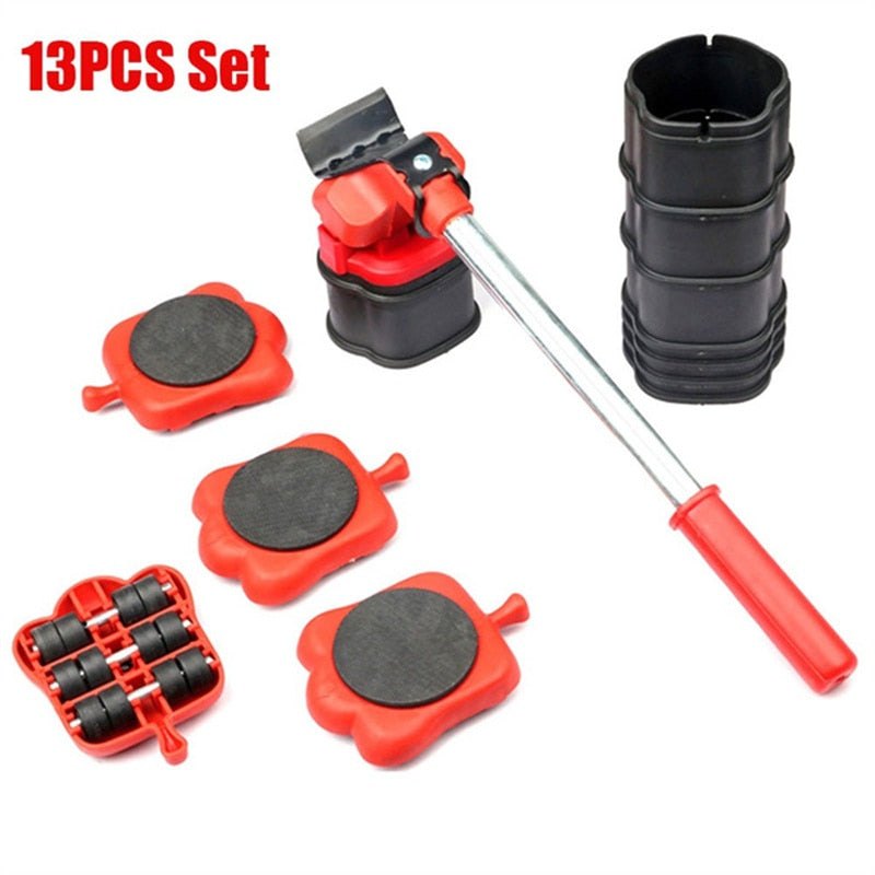 MoveMaster™ 5-in-1 Heavy Furniture Lifter & Roller Set - GeniePanda