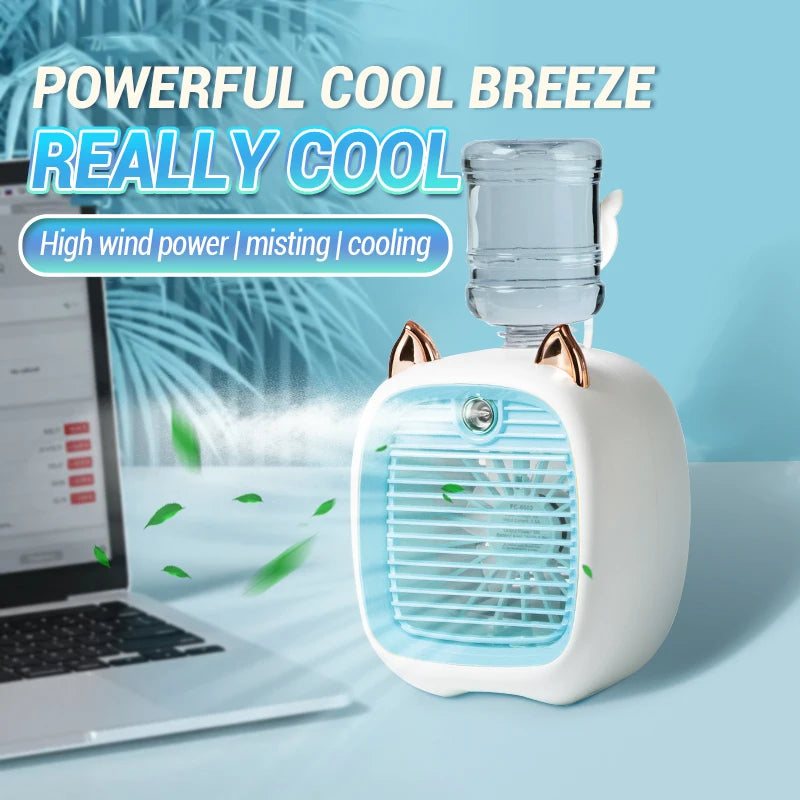 USB Mini Portable Air Conditioner with Humidifier - GeniePanda