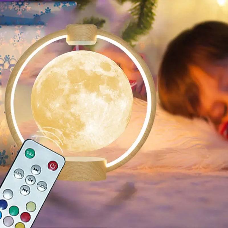 Magnetic Levitating Moon Light Bluetooth Speaker - GeniePanda