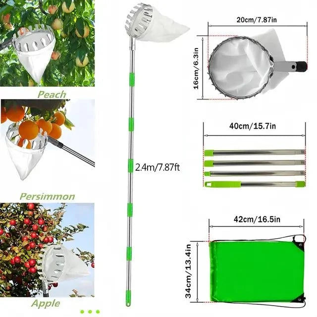 SkyHarvest™ Deluxe Fruit Picker - GeniePanda