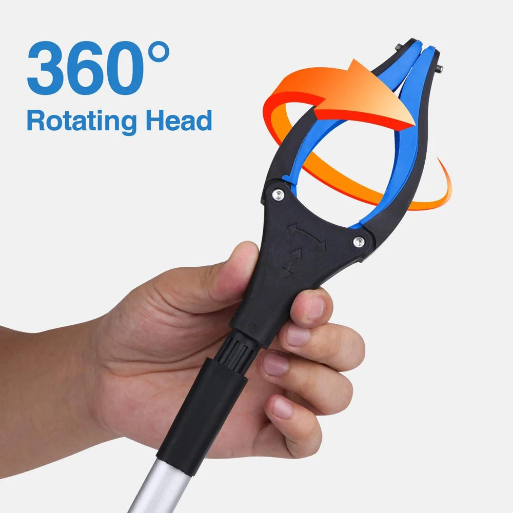 Foldable Grabber With 360° Swivel Clip - GeniePanda