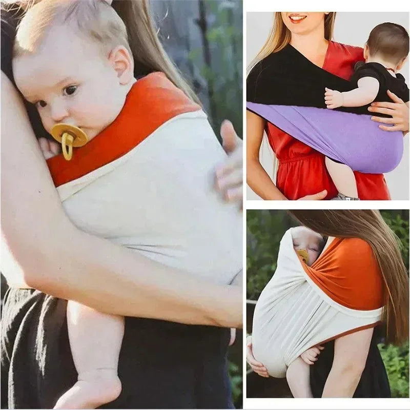 Soft Cotton Baby Sling Carrier - GeniePanda