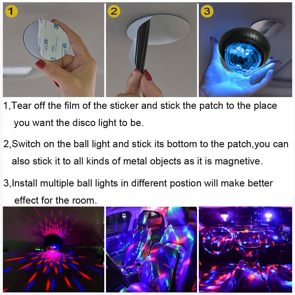 Disco Party Sound-Activated Night Light - GeniePanda