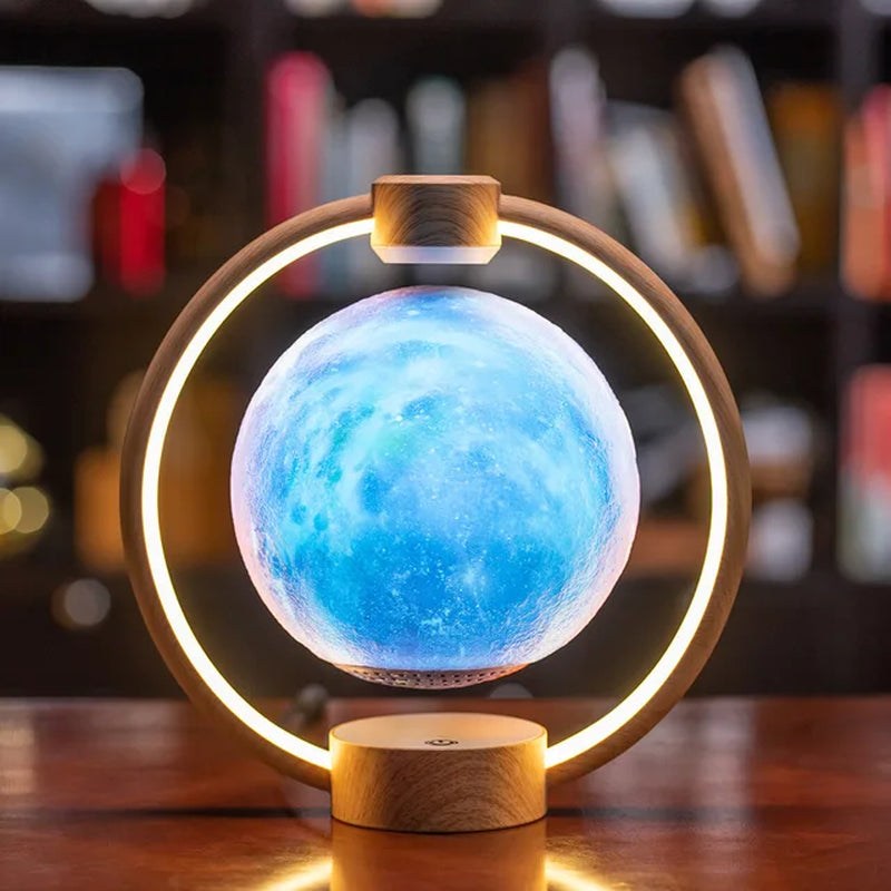 Magnetic Levitating Moon Light Bluetooth Speaker - GeniePanda