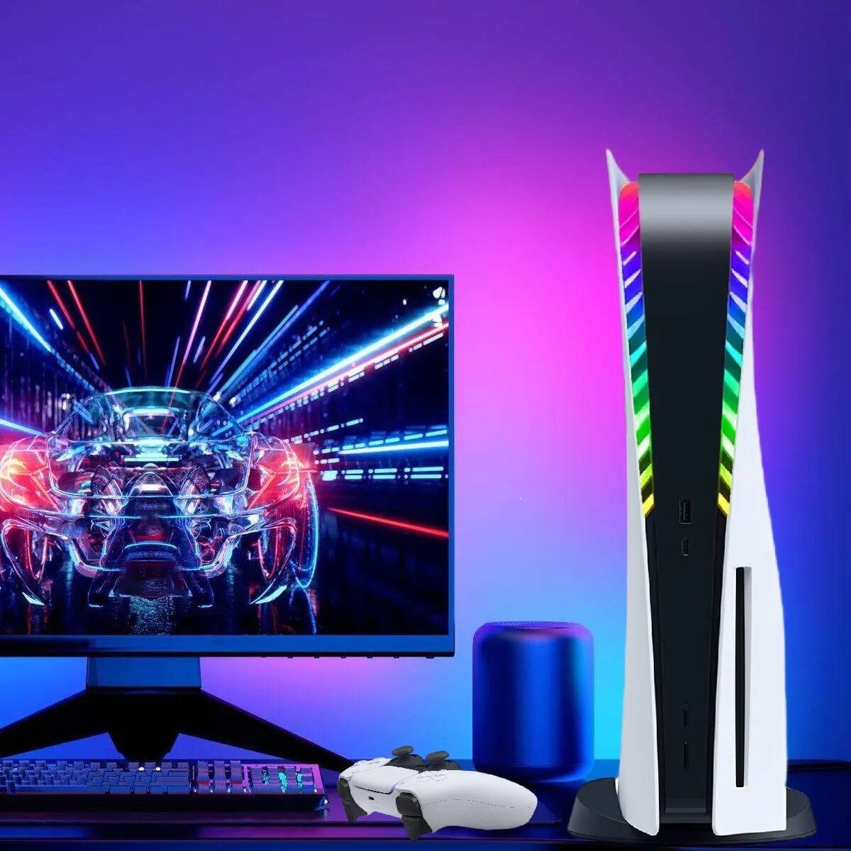 RGB Marquee Pickup Function Lamp for PS5 - GeniePanda