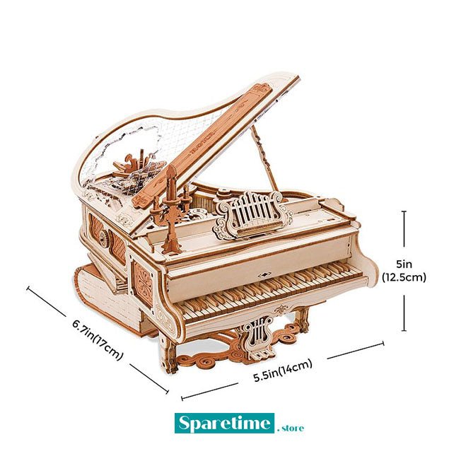 Robotime Rokr Magic Piano 3D Wooden Puzzle - GeniePanda