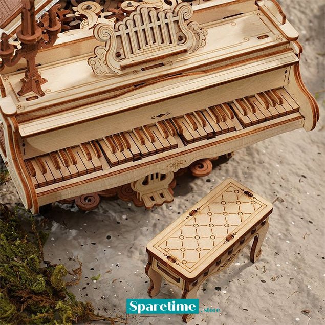 Robotime Rokr Magic Piano 3D Wooden Puzzle - GeniePanda