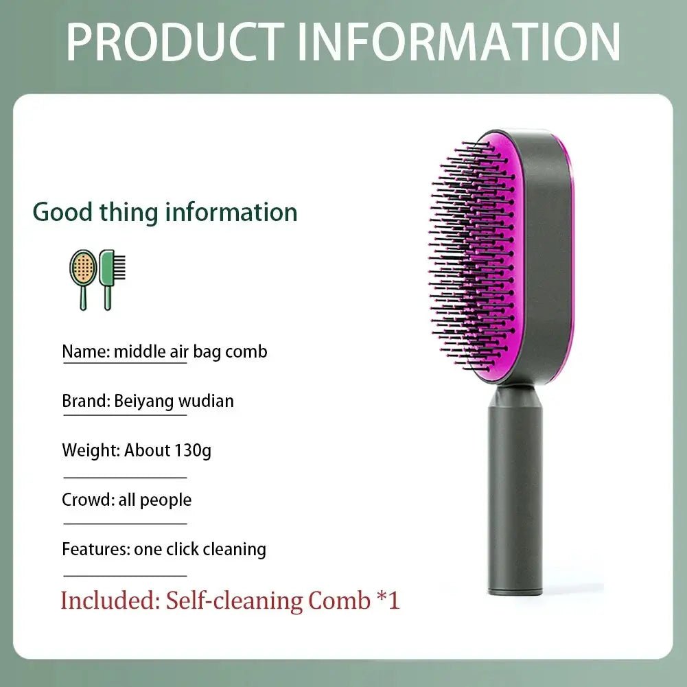 Self Cleaner™ Hair Brush - GeniePanda