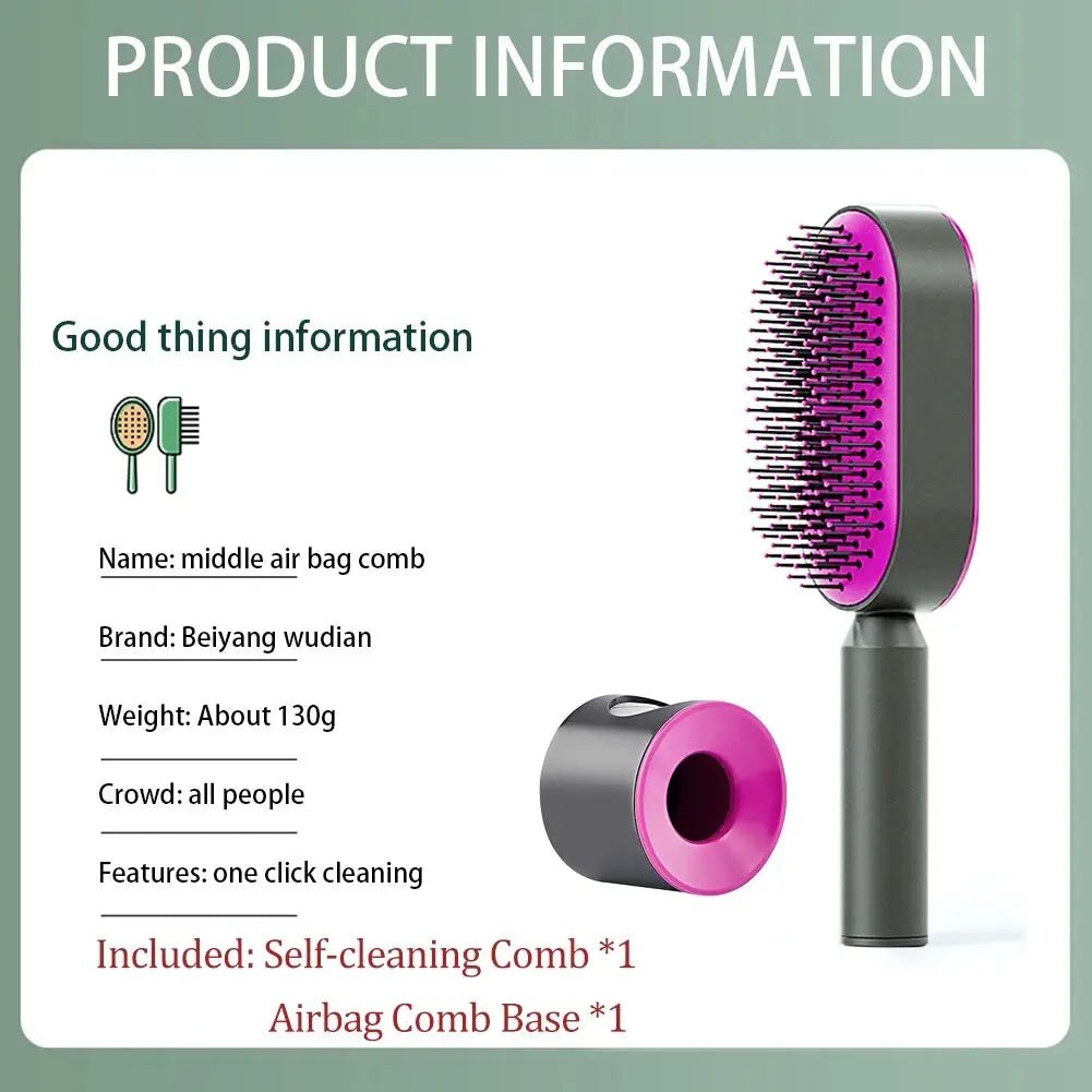 Self Cleaner™ Hair Brush - GeniePanda