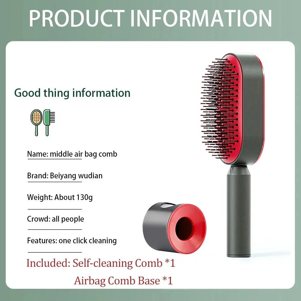 Self Cleaner™ Hair Brush - GeniePanda