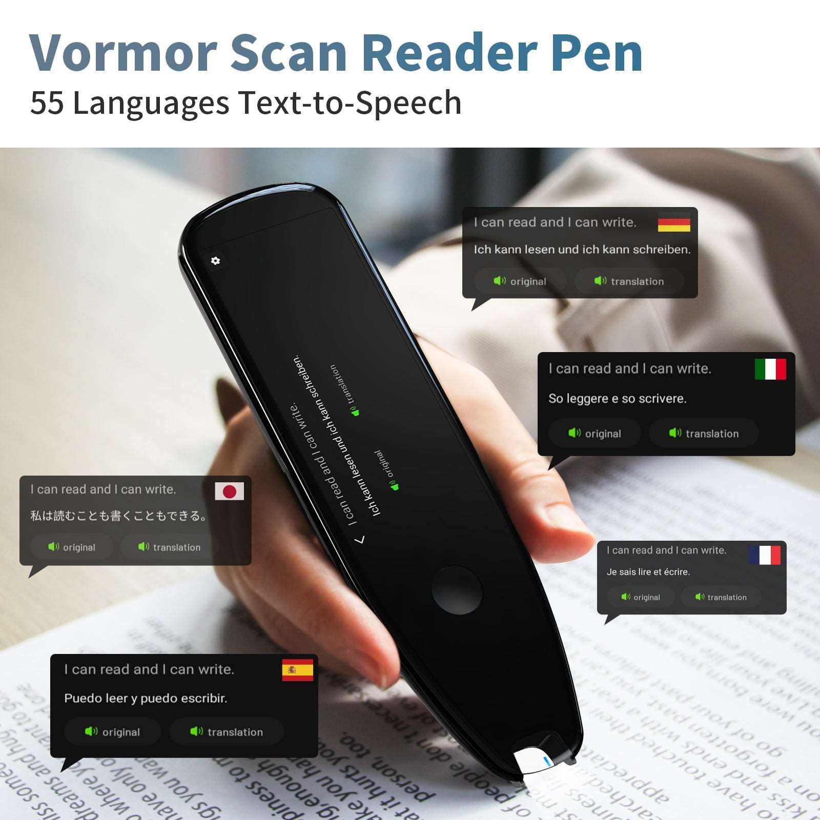 Vormor X5 Pro Reader Pen - GeniePanda